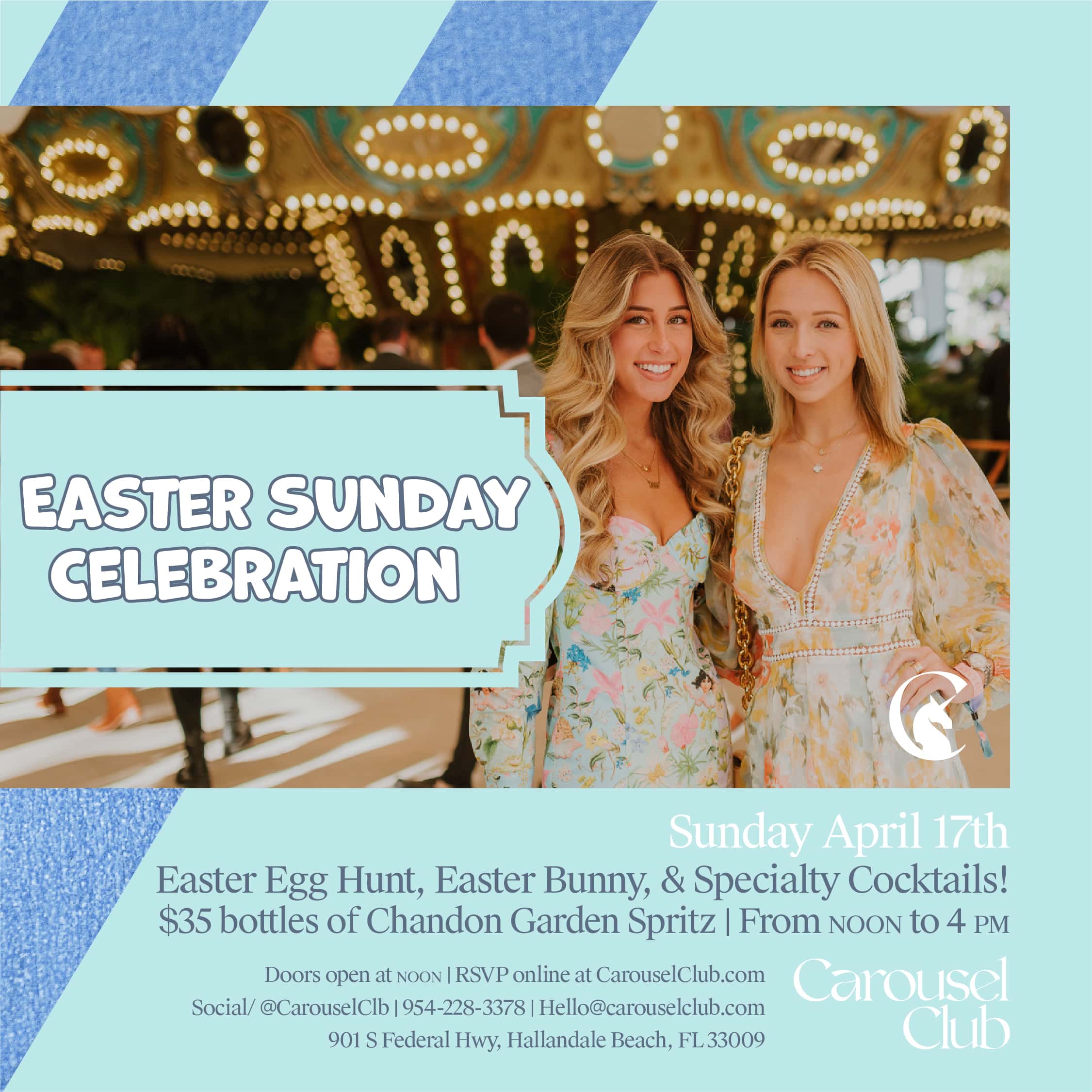 Easter SQUARE 1080x1080 background asset