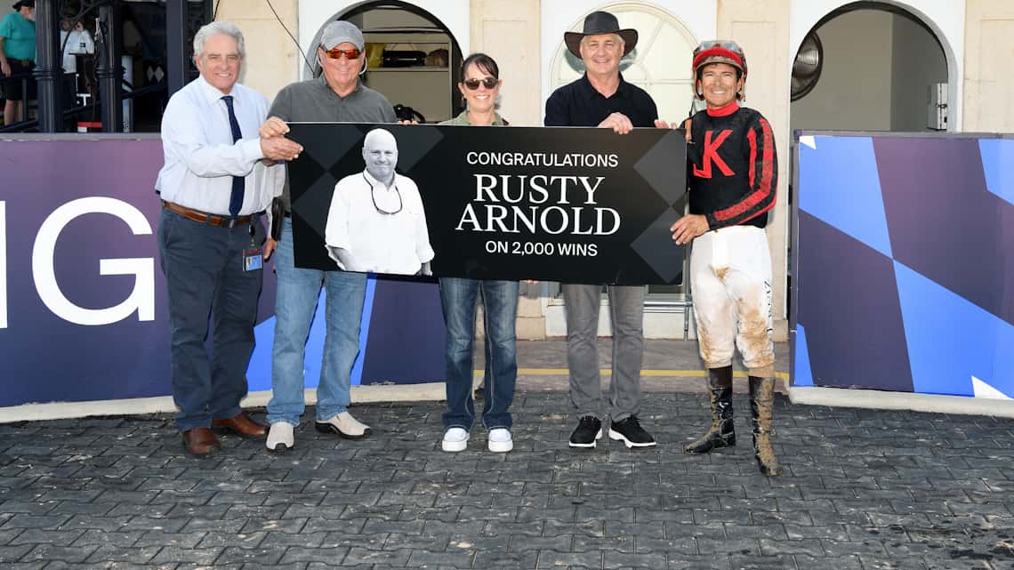 Unsearchable Gives Trainer Rusty Arnold 2,000th Career Win