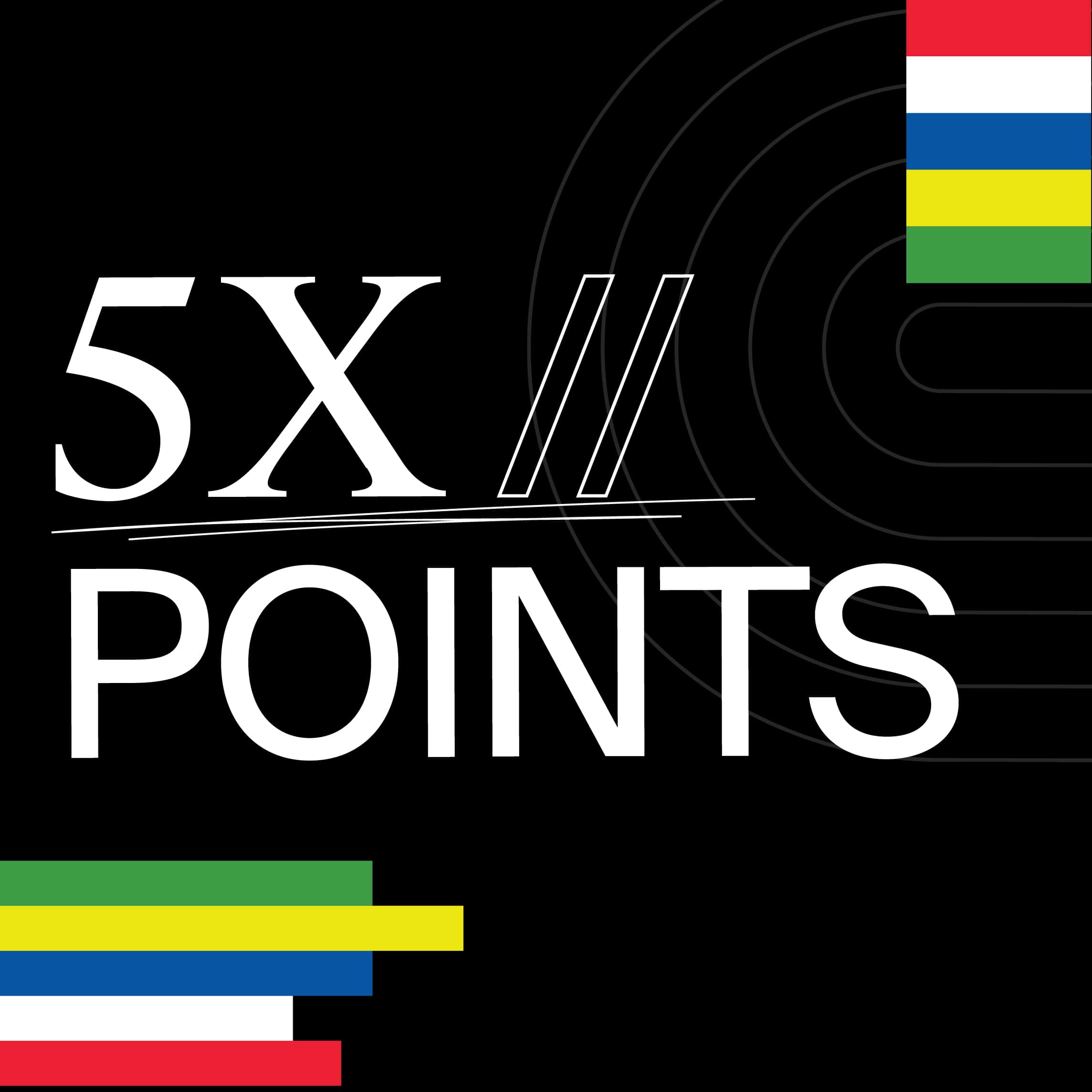 5X points