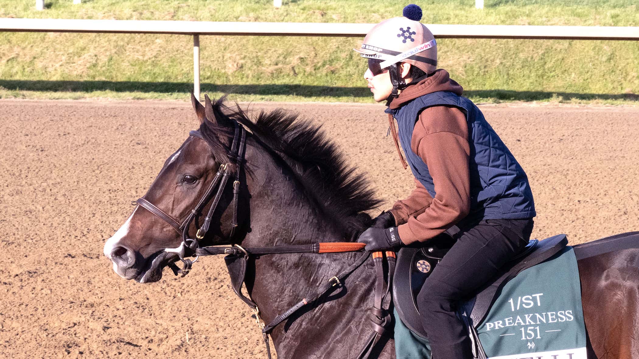 Brittany Russell Seeks Triple Crown History with Taj Mahal