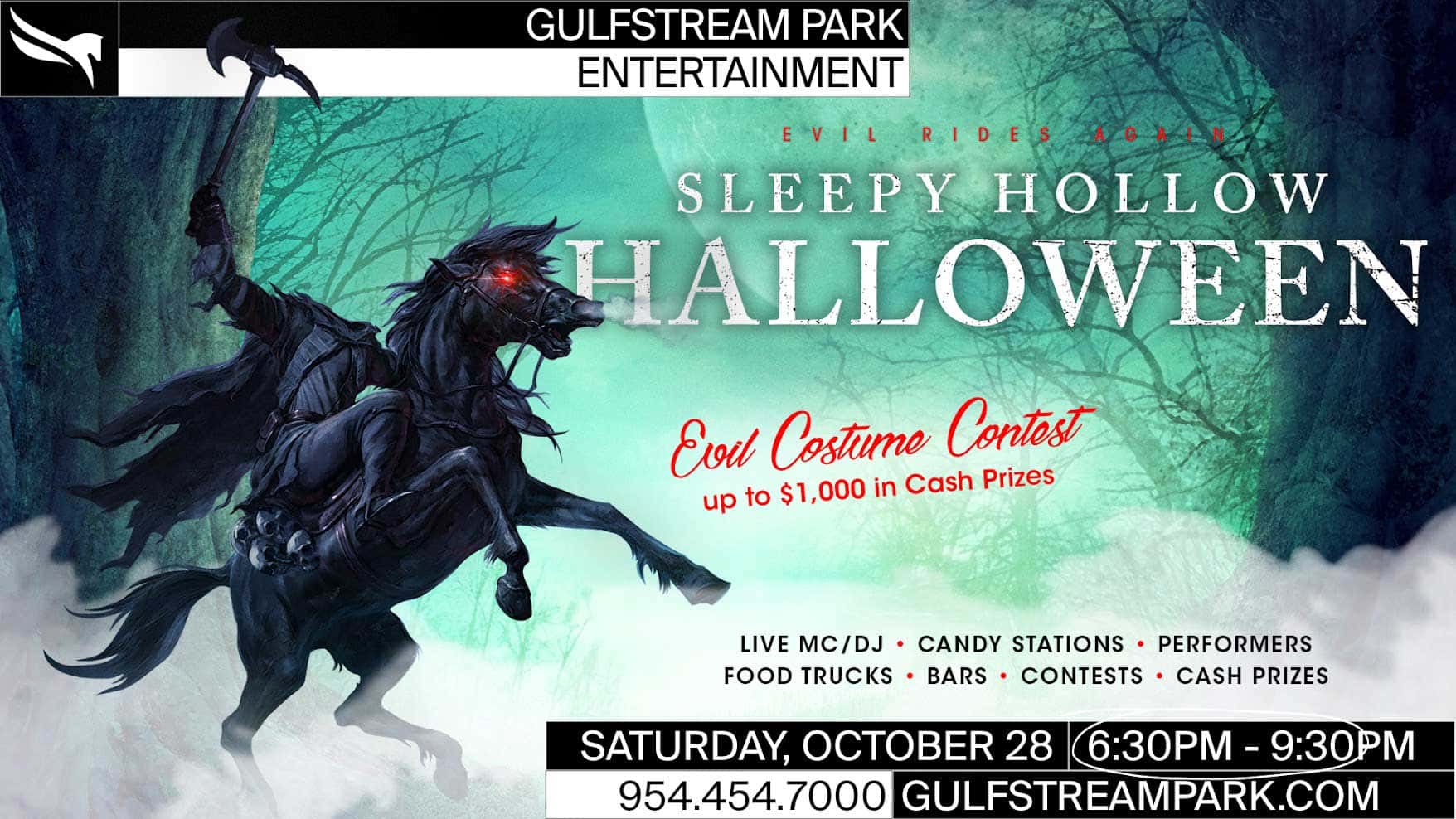 1920x1080 SHH Sleepy Hollow Halloween 2023 at Gulfstream Park Village